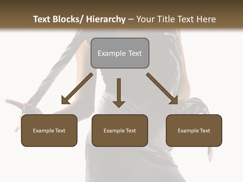 Hands White Isolated PowerPoint Template