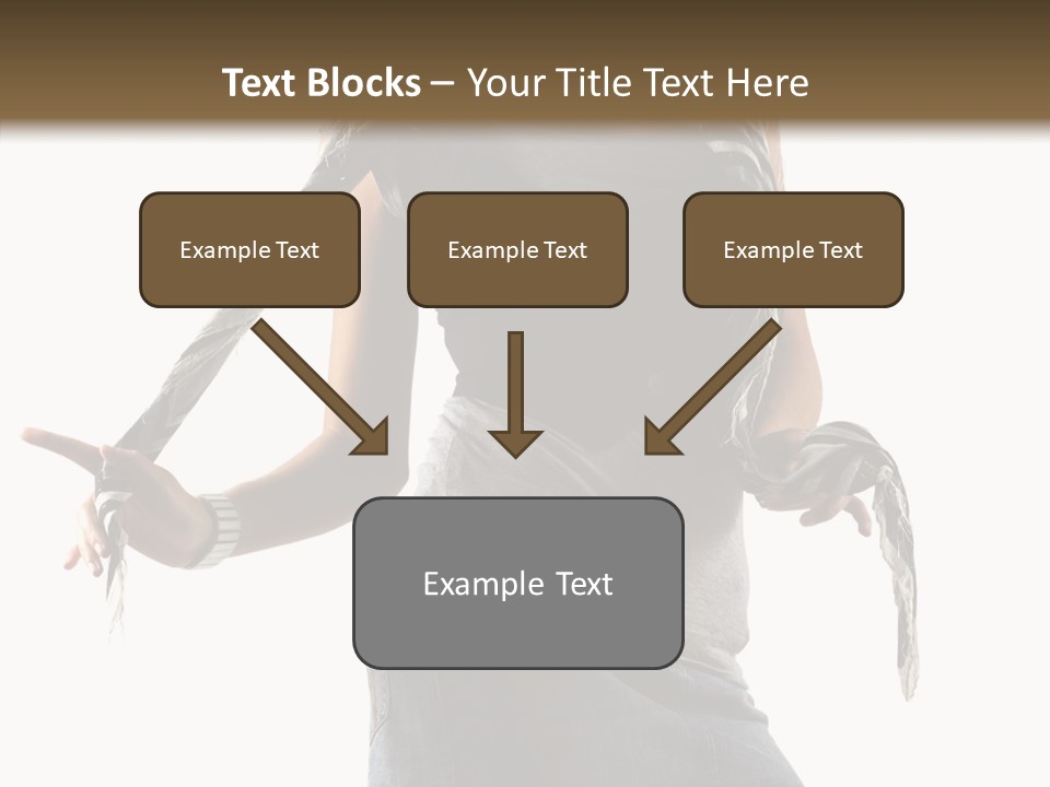 Hands White Isolated PowerPoint Template