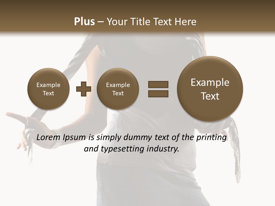 Hands White Isolated PowerPoint Template