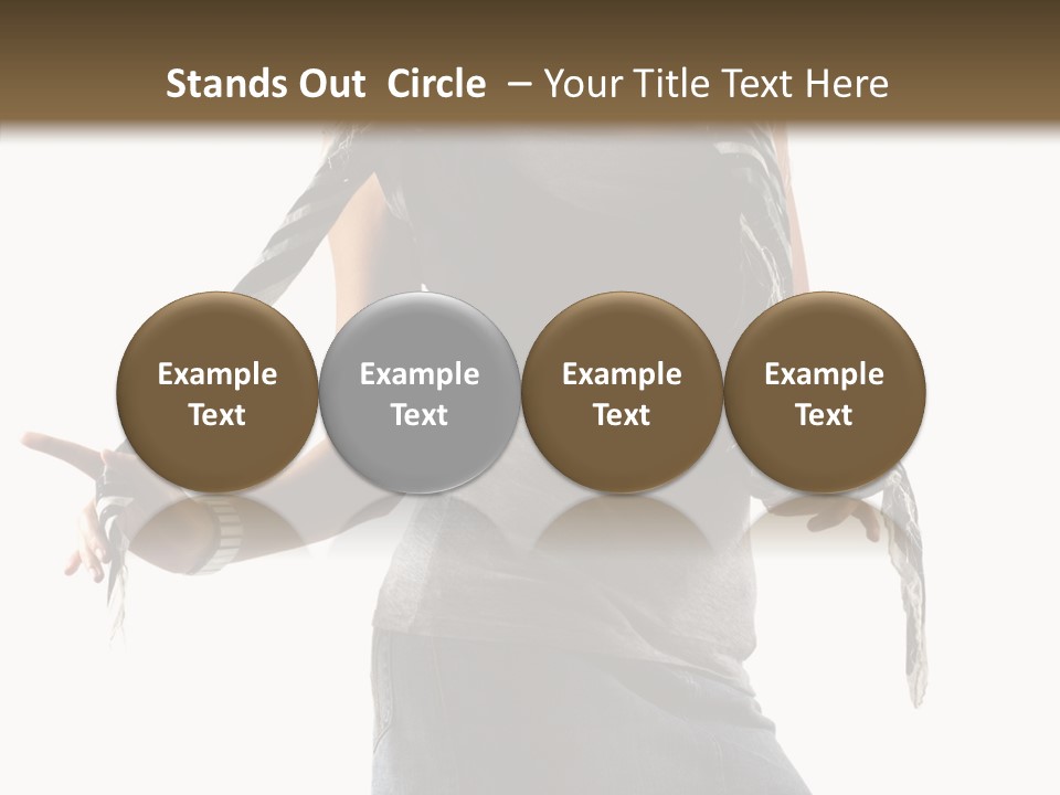 Hands White Isolated PowerPoint Template
