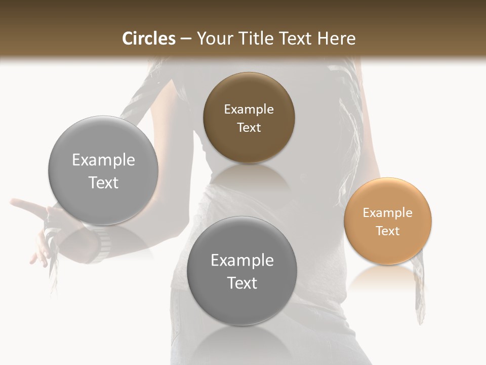 Hands White Isolated PowerPoint Template