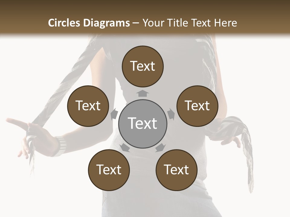 Hands White Isolated PowerPoint Template