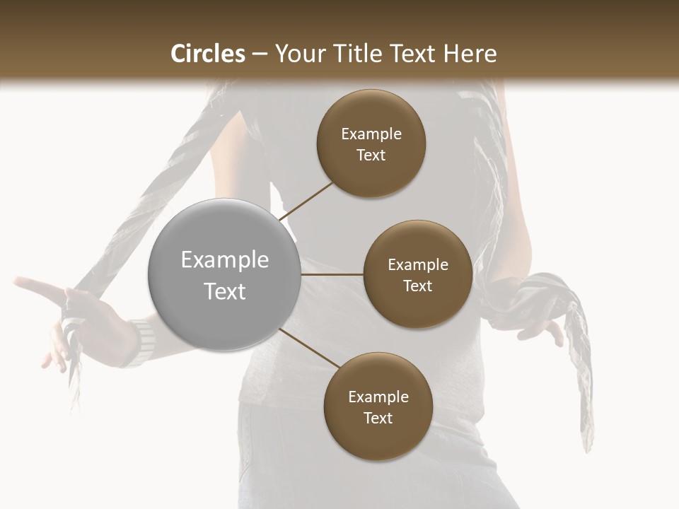 Hands White Isolated PowerPoint Template