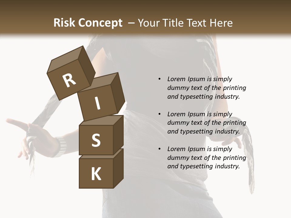 Hands White Isolated PowerPoint Template