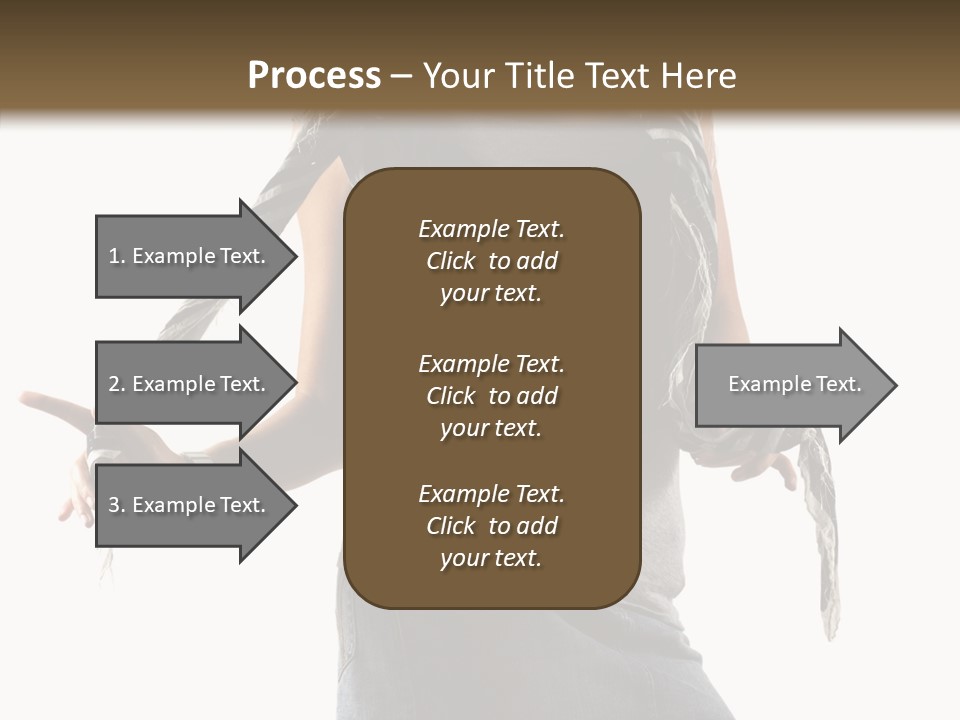 Hands White Isolated PowerPoint Template