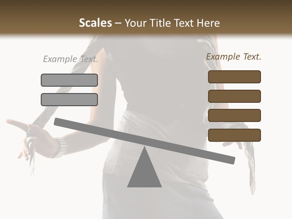 Hands White Isolated PowerPoint Template