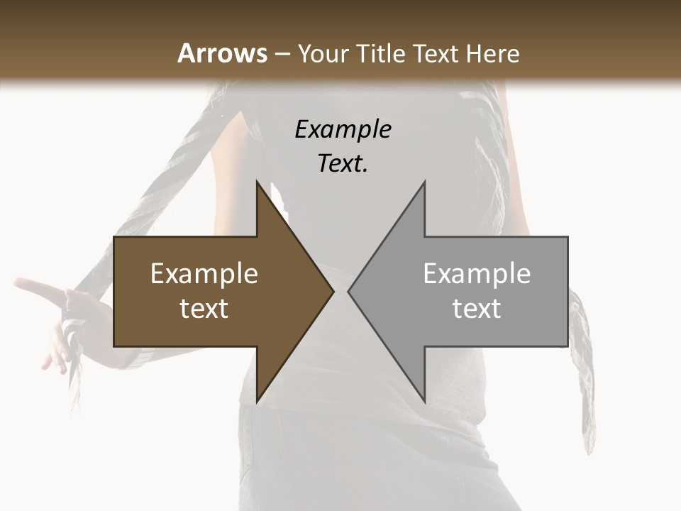 Hands White Isolated PowerPoint Template