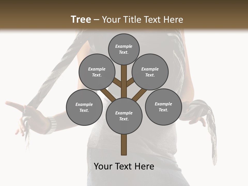 Hands White Isolated PowerPoint Template