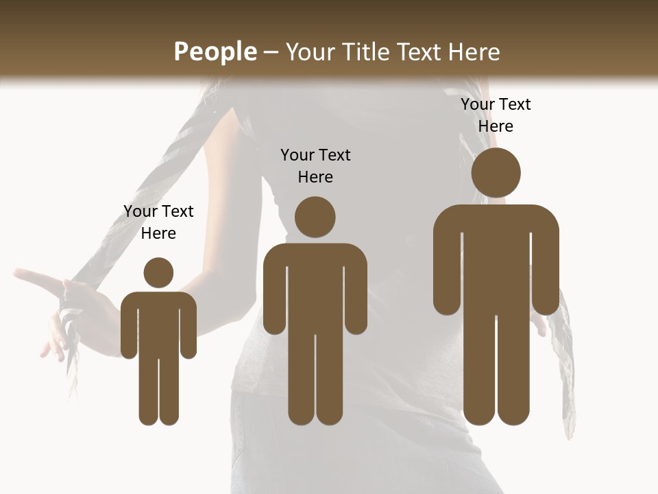 Hands White Isolated PowerPoint Template