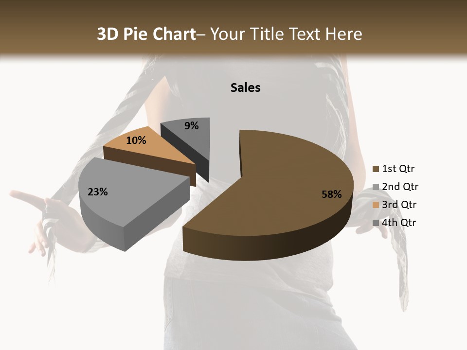 Hands White Isolated PowerPoint Template