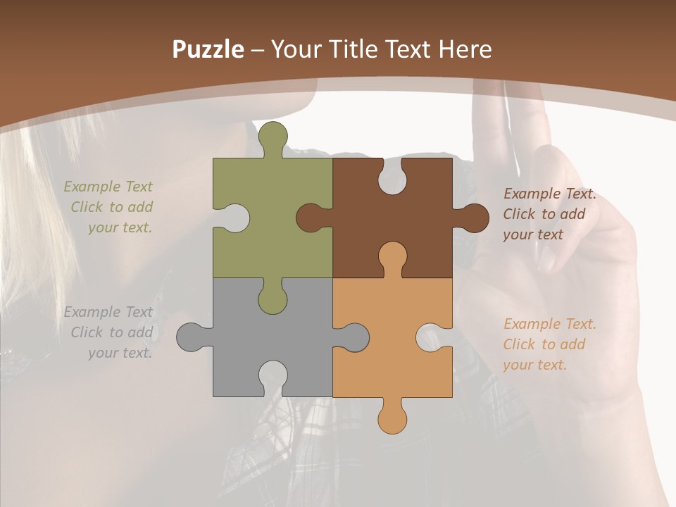 Beautiful White Isolated PowerPoint Template