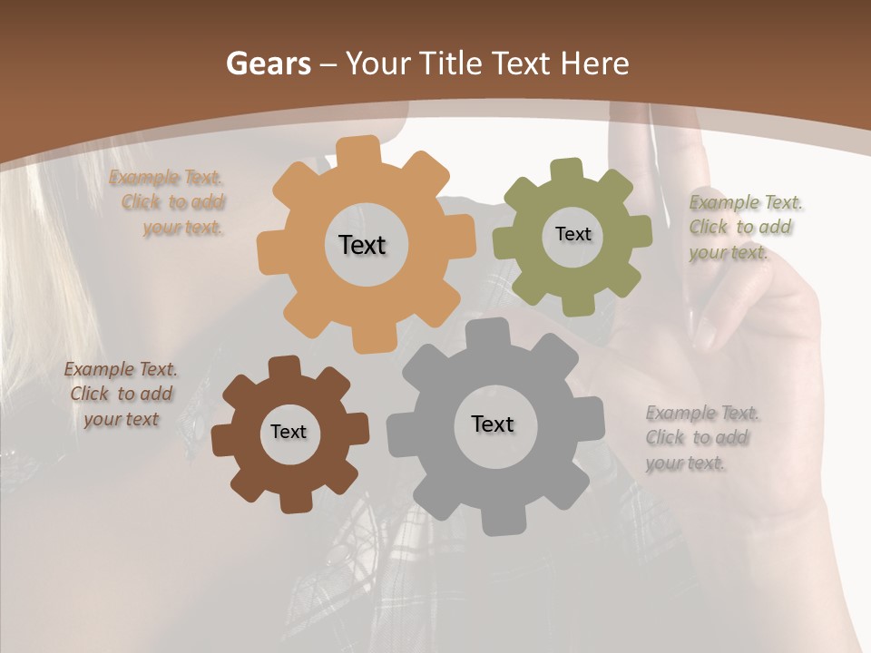 Beautiful White Isolated PowerPoint Template