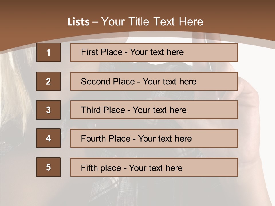 Beautiful White Isolated PowerPoint Template