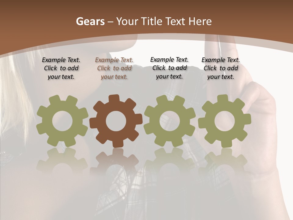 Beautiful White Isolated PowerPoint Template