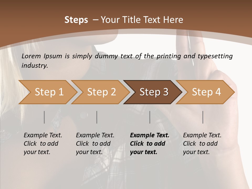 Beautiful White Isolated PowerPoint Template