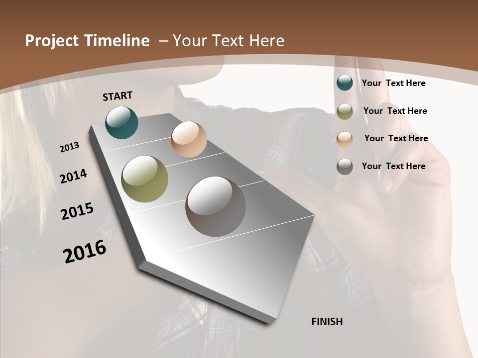Beautiful White Isolated PowerPoint Template