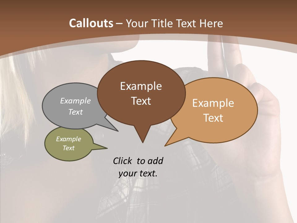 Beautiful White Isolated PowerPoint Template