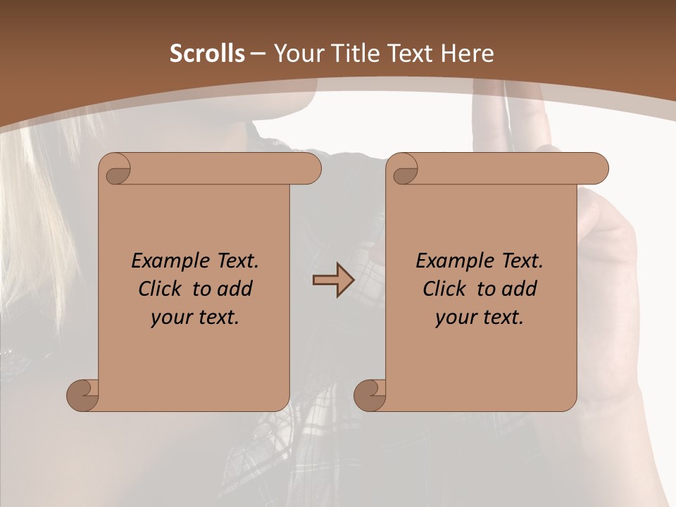 Beautiful White Isolated PowerPoint Template