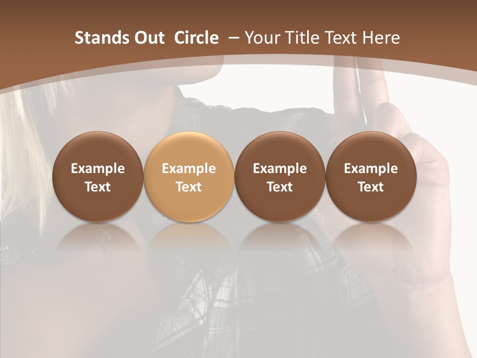 Beautiful White Isolated PowerPoint Template