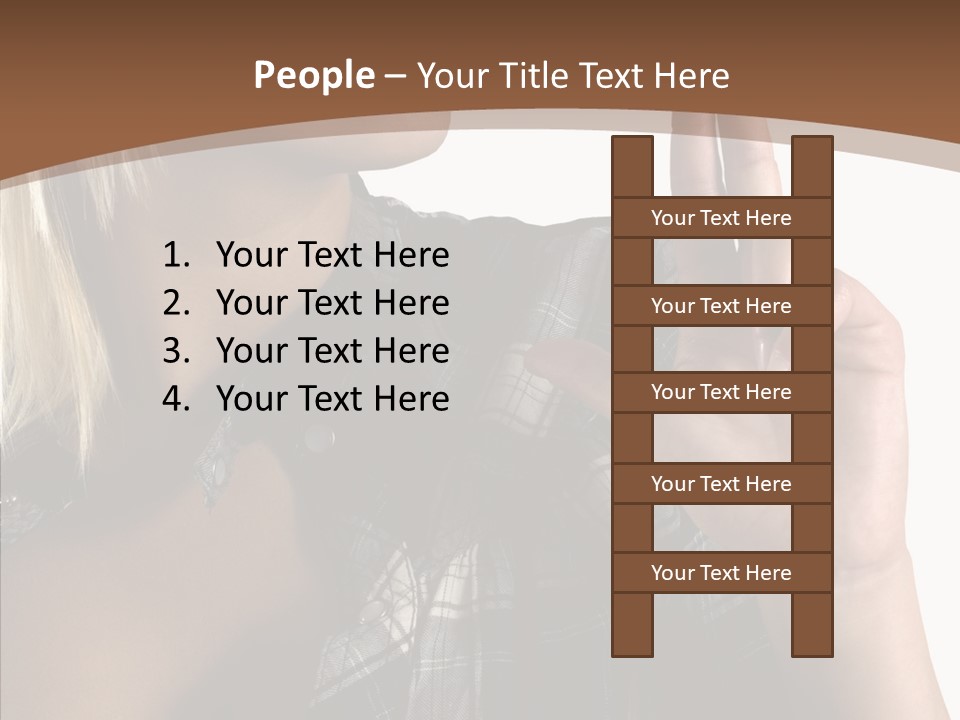 Beautiful White Isolated PowerPoint Template