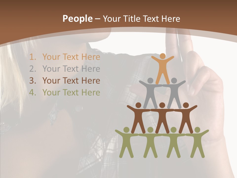 Beautiful White Isolated PowerPoint Template