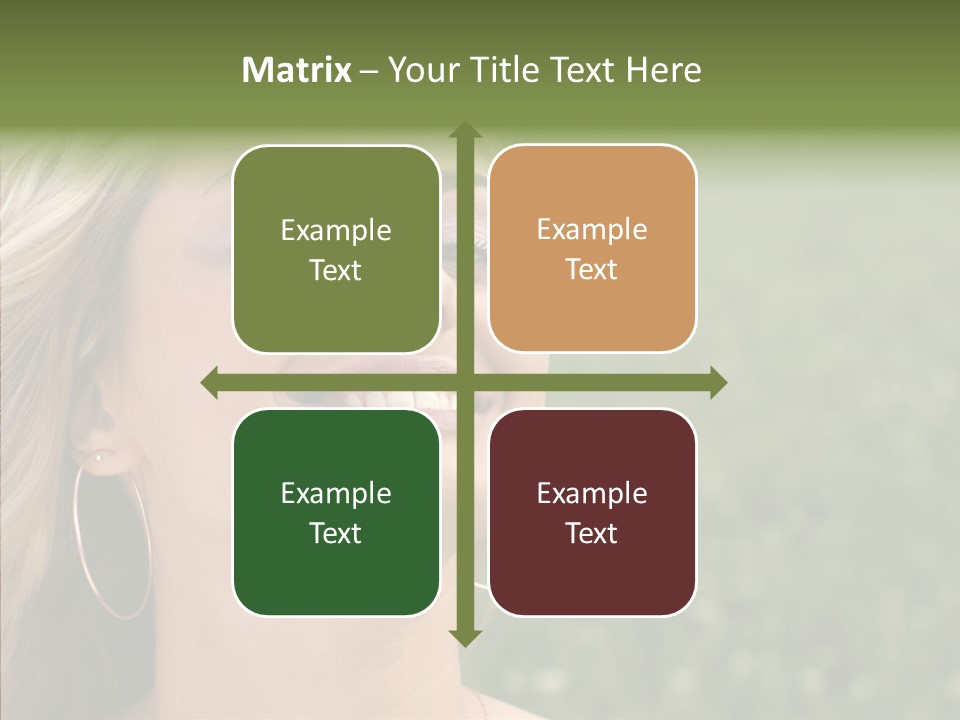 Human Sensuality Looking PowerPoint Template