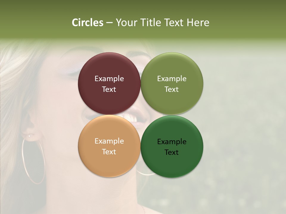 Human Sensuality Looking PowerPoint Template