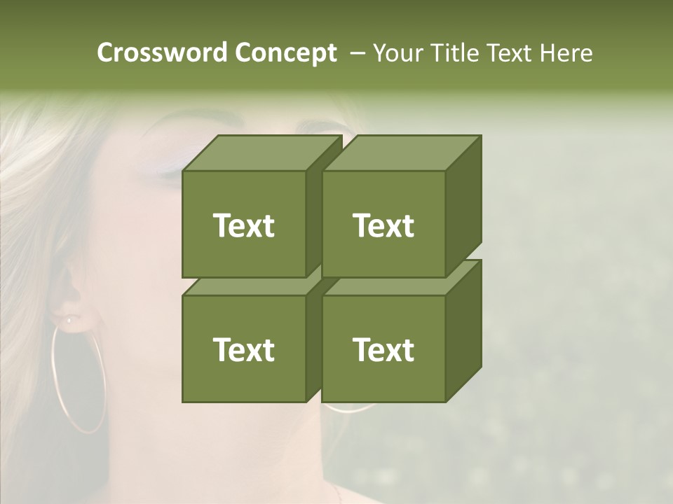 Human Sensuality Looking PowerPoint Template