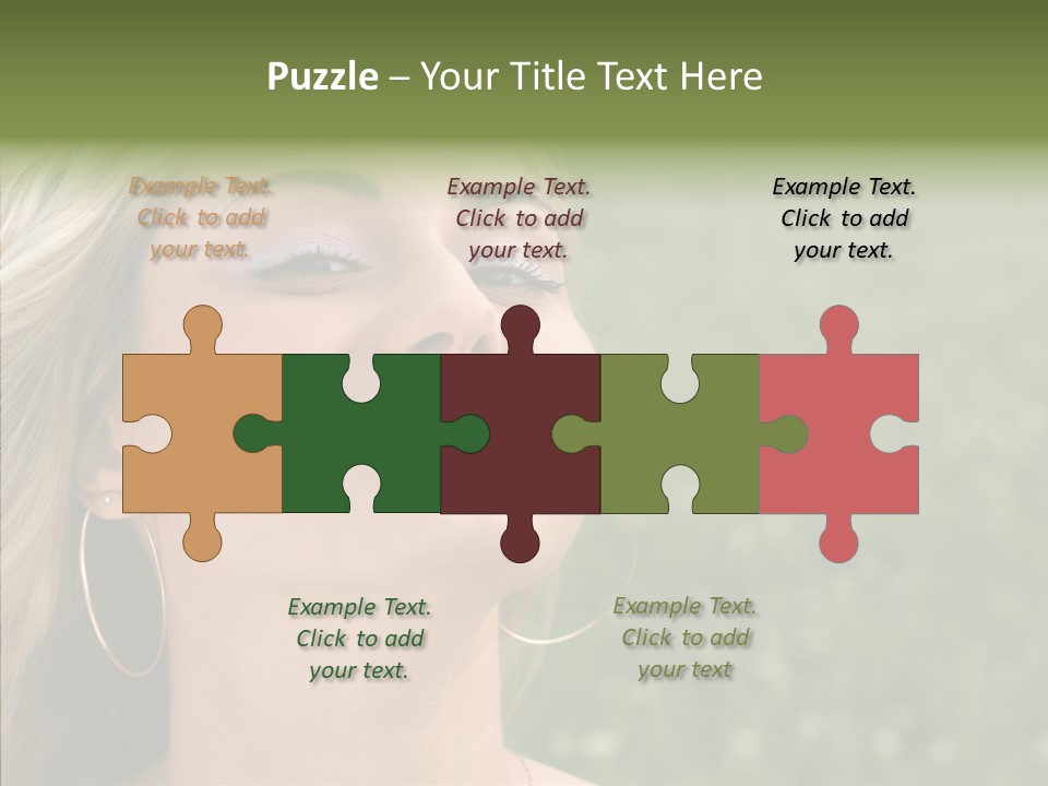 Human Sensuality Looking PowerPoint Template