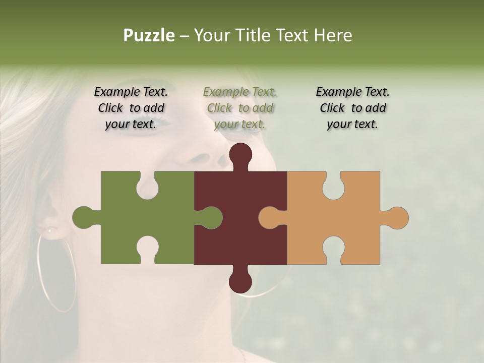 Human Sensuality Looking PowerPoint Template