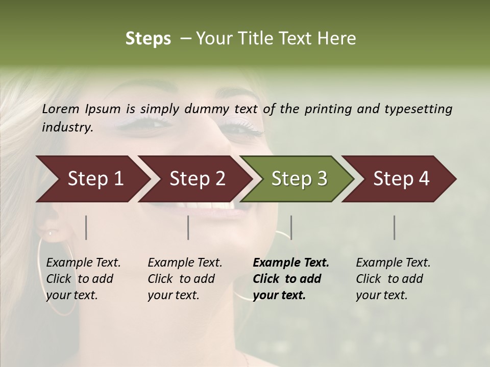 Human Sensuality Looking PowerPoint Template
