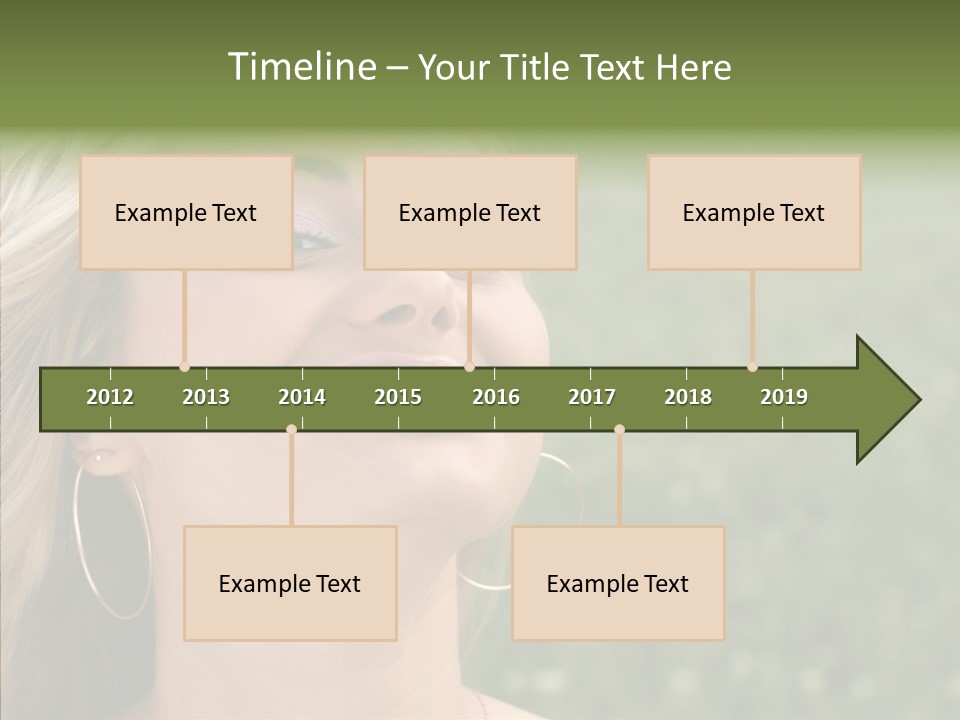 Human Sensuality Looking PowerPoint Template