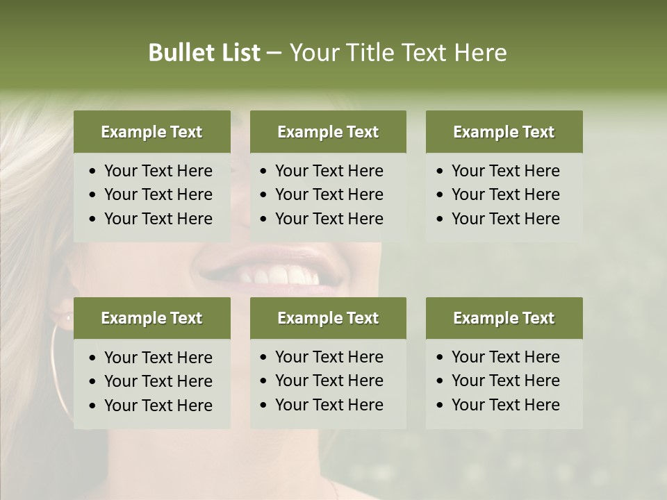 Human Sensuality Looking PowerPoint Template
