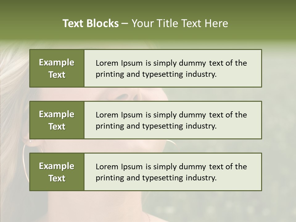 Human Sensuality Looking PowerPoint Template