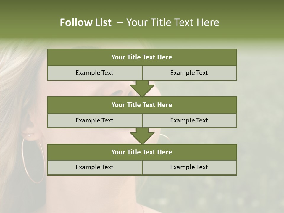 Human Sensuality Looking PowerPoint Template