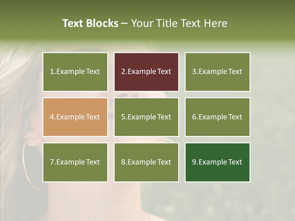 Human Sensuality Looking PowerPoint Template