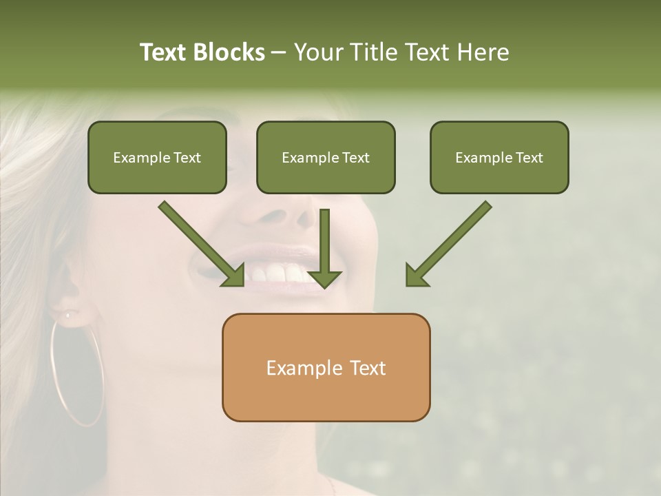 Human Sensuality Looking PowerPoint Template