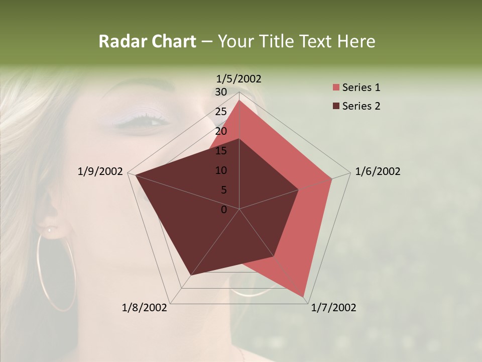 Human Sensuality Looking PowerPoint Template