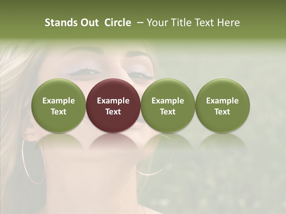 Human Sensuality Looking PowerPoint Template