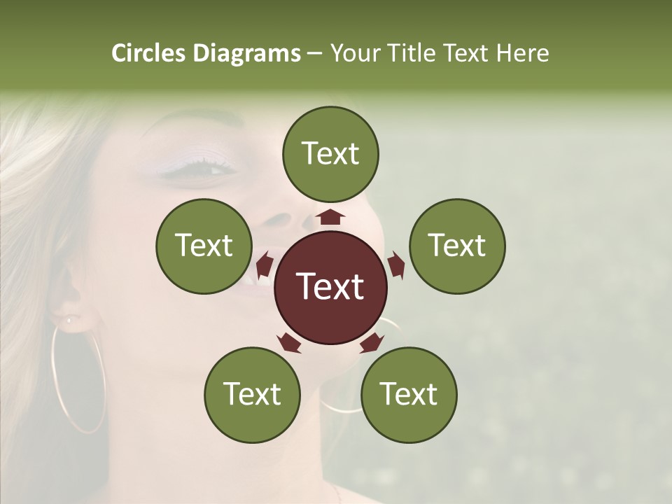 Human Sensuality Looking PowerPoint Template