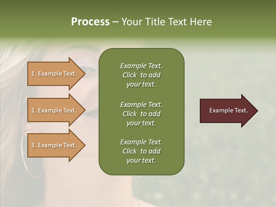 Human Sensuality Looking PowerPoint Template