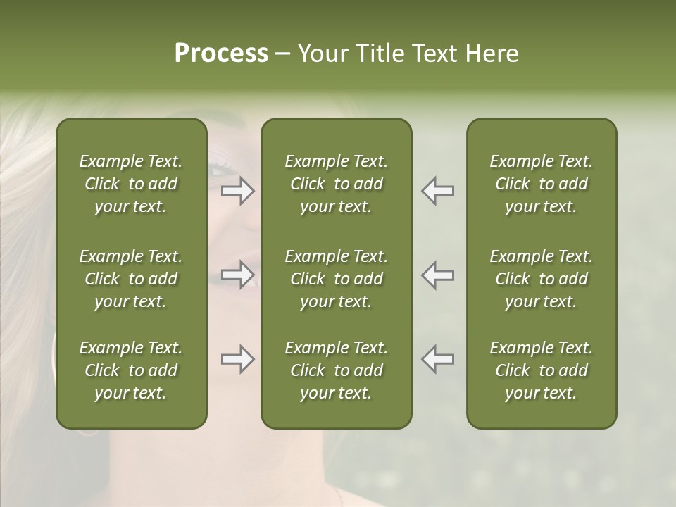 Human Sensuality Looking PowerPoint Template