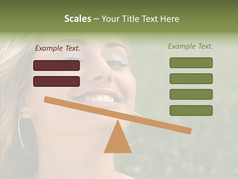 Human Sensuality Looking PowerPoint Template