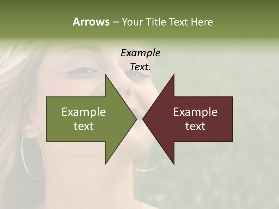 Human Sensuality Looking PowerPoint Template