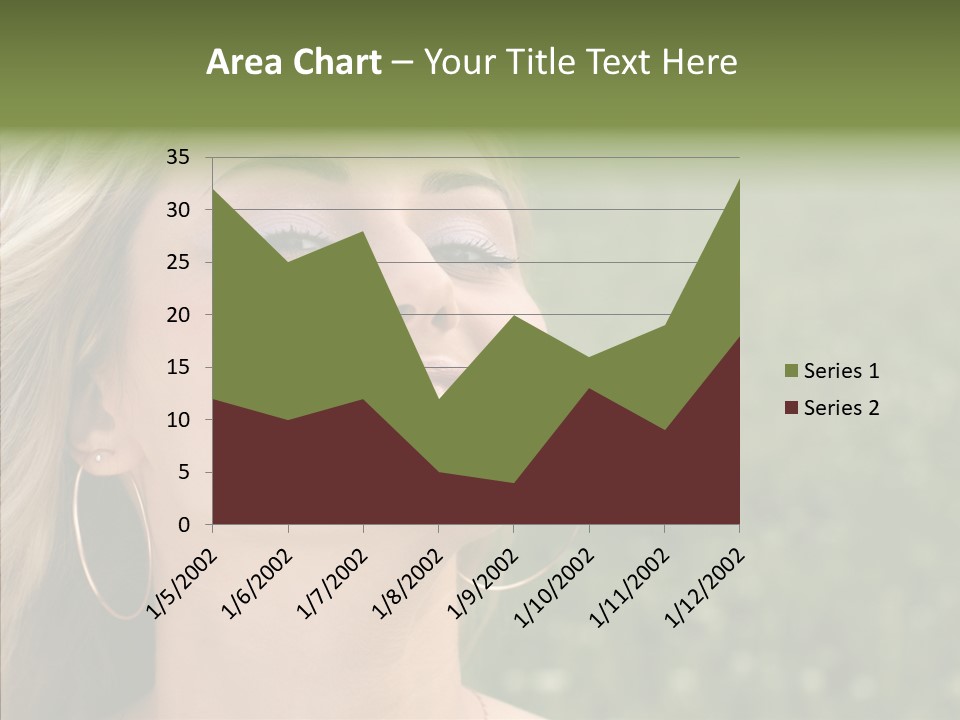 Human Sensuality Looking PowerPoint Template