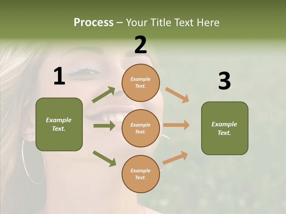 Human Sensuality Looking PowerPoint Template