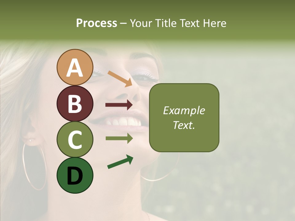 Human Sensuality Looking PowerPoint Template