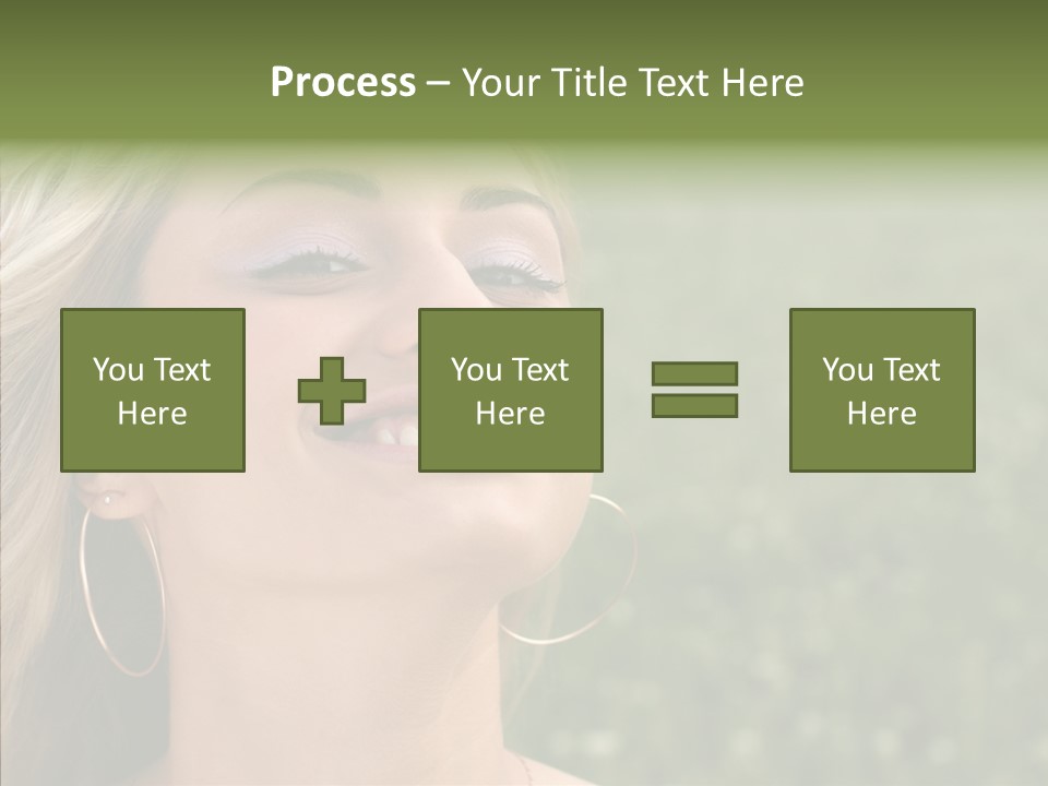 Human Sensuality Looking PowerPoint Template
