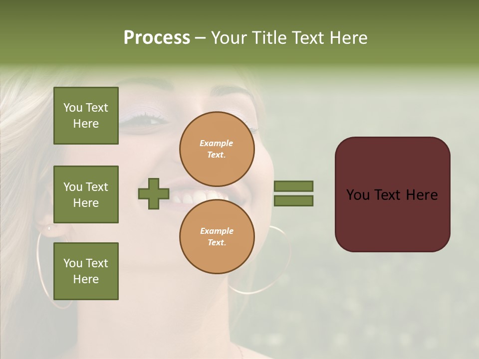 Human Sensuality Looking PowerPoint Template