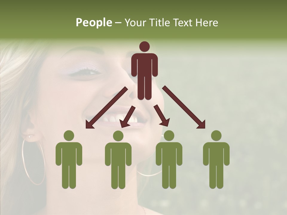 Human Sensuality Looking PowerPoint Template